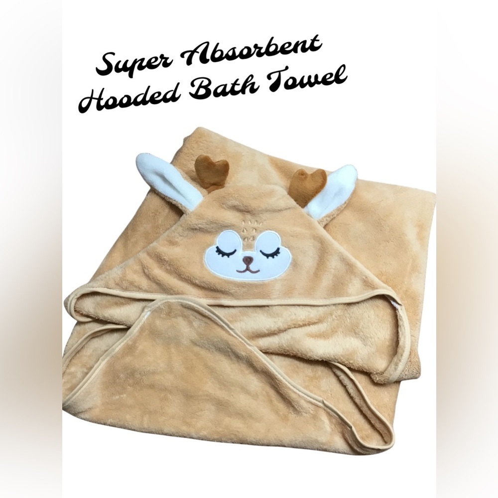 Super Absorbent Hooded Baby Bath Towel
